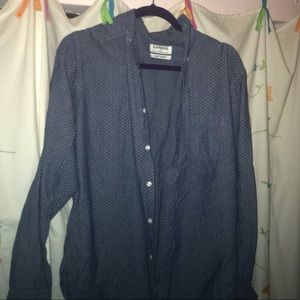 EXPRESS DENIM BUTTON UP